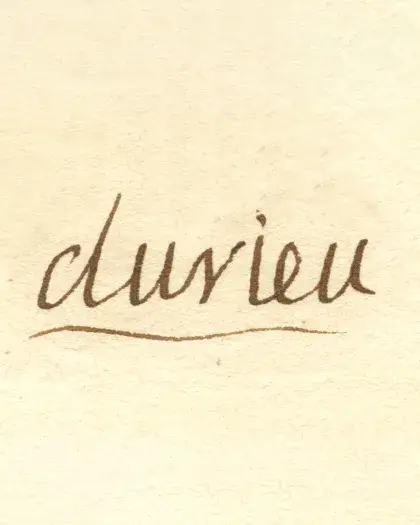 Mademoiselle Du Rieu