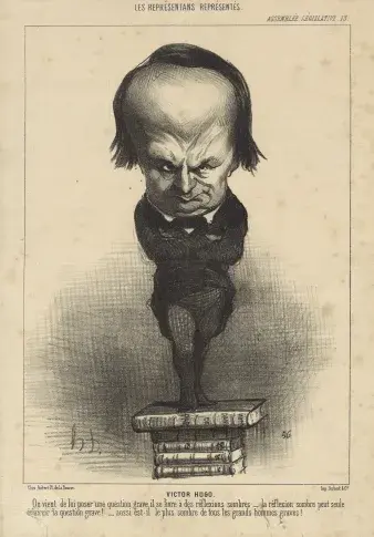 Victor Hugo, caricature