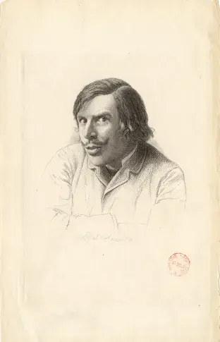 Coquelin cadet, caricature