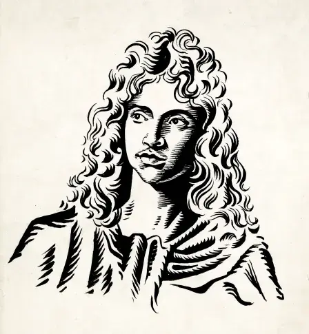 Molière, dessin