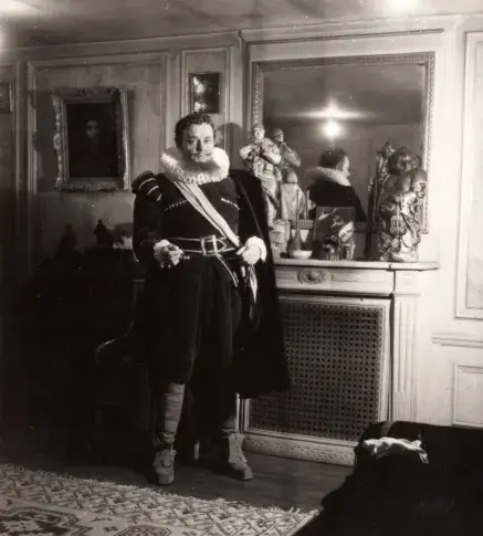 André Brunot dans sa loge
