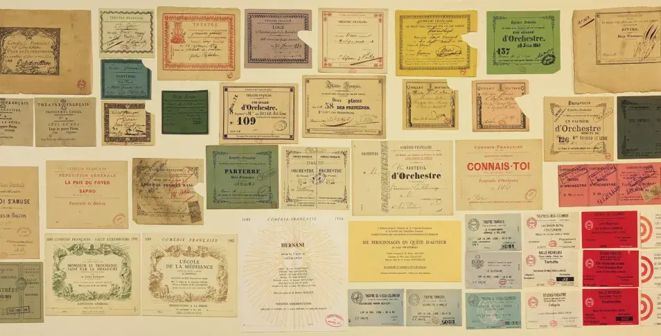Billets de théâtre de la Comédie-Française