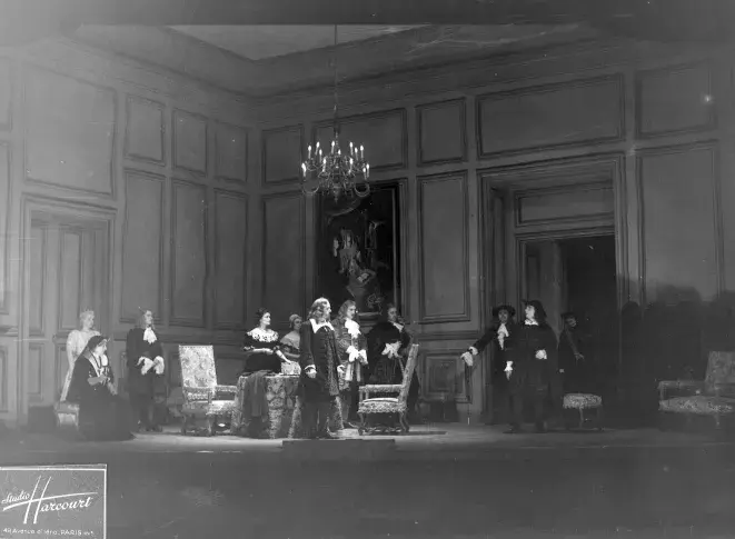 « Le Tartuffe », 1942, mise en scène de Pierre Bertin, acte V, scène dernière