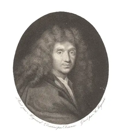 Molière / gravure d'A. Migneret