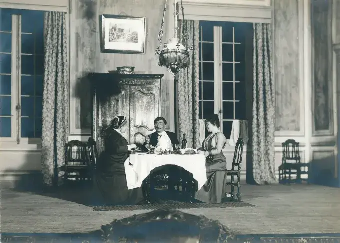 « Colette Baudoche » de Maurice Barrès, adapté par Pierre Frondaie, Salle Richelieu, 1915