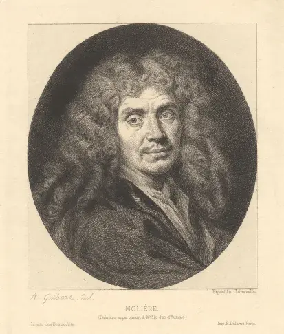 Molière / gravure de Achille-Isidore Gilbert