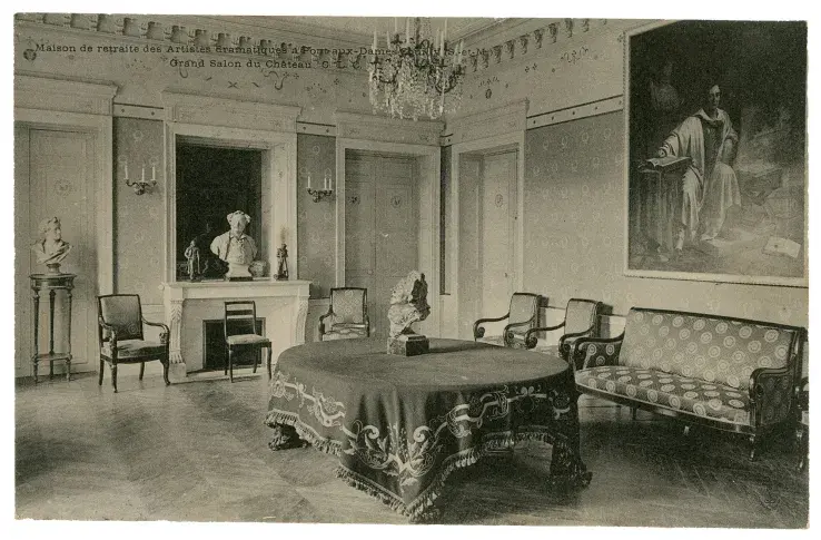 Maison de Retraite des Artistes Dramatiques à Pont-aux-Dames-Couilly, Grand Salon du Château
