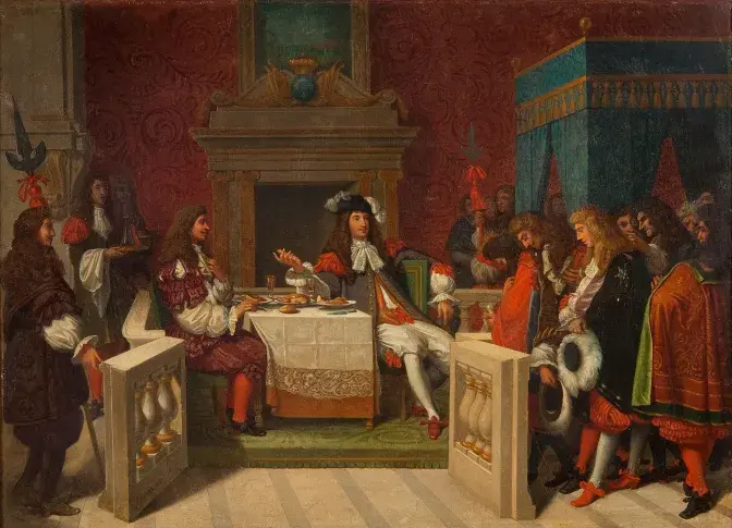 Molière à la table de Louis XIV / Jean-Dominique Ingres