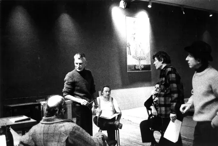 « En attendant Godot », pièce en deux actes de Samuel Beckett, mise en scène de Roger Blin, Théâtre national de l’Odéon, 1978