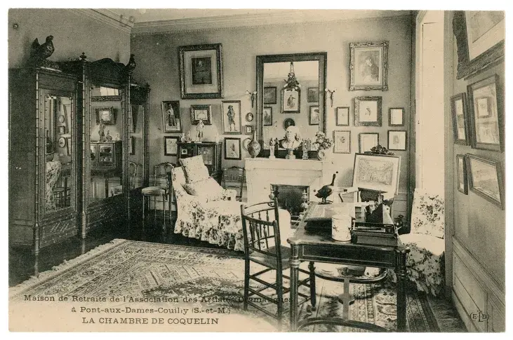 Maison de Retraite des Artistes Dramatiques à Pont-aux-Dames-Couilly, la Chambre de Constant Coquelin