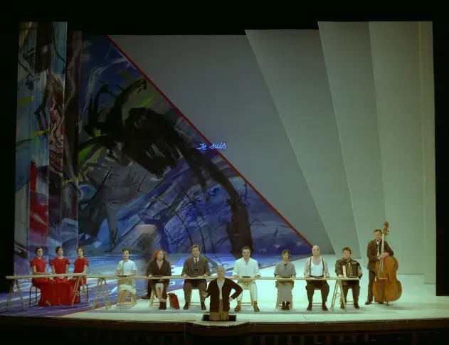 « L’Espace furieux », texte et mise en scène de Valère Novarina, salle Richelieu, 2006