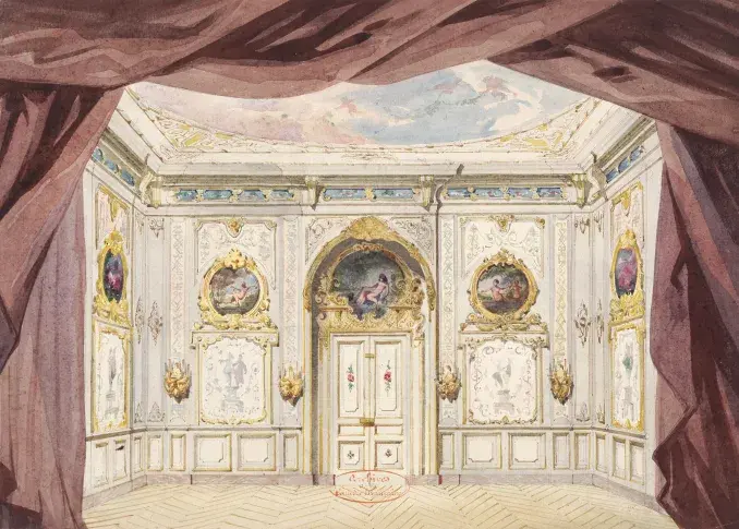 La Chambre du petit Molière / Philastre et Cambon, 1841
