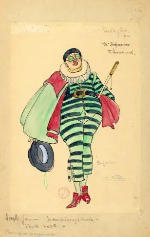 Monsieur de Pourceaugnac, 1921, Tartaglia
