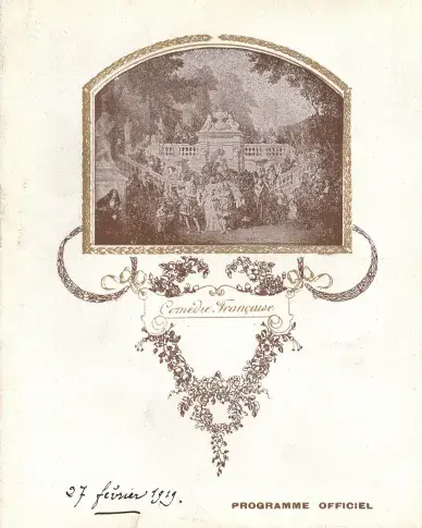 Programme du 27 février 1919