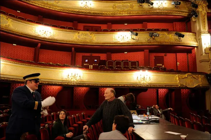 « L’Ordinaire », pièce en 7 morceaux, texte et mise en scène de Michel Vinaver, salle Richelieu, 2009