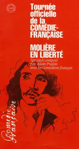 Programme de la tournée en Afrique, 1984. "Molière en liberté"