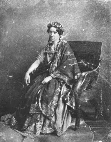 Mlle Rachel, photographie de Vallou de Villeneuve
