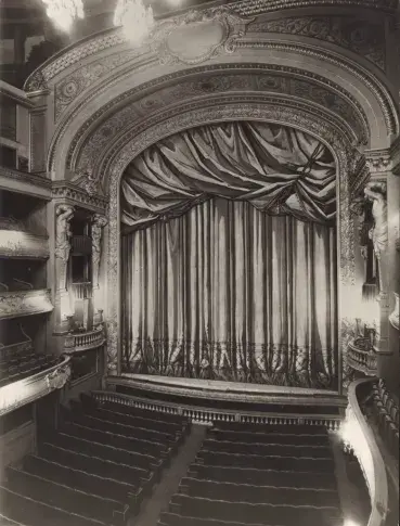 Salle Richelieu, rideau d’avant-scène déposé en 1937