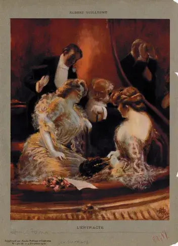L'entracte, gravure