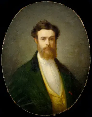 Arsène Houssaye, huile sur toile de Charles Davesnes