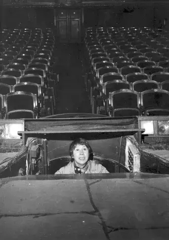 Salle Richelieu, trou du souffleur, 1972