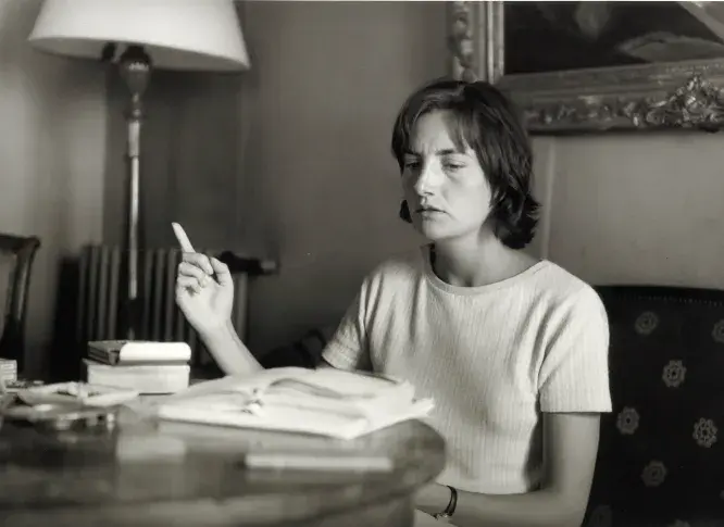 Madeleine Marion, photographiée par Antoine Vitez à Marseille en 1959.