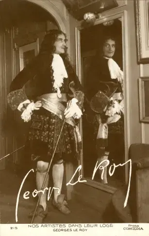 Georges Le Roy dans sa loge