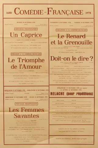 Affiche d’octobre 1978