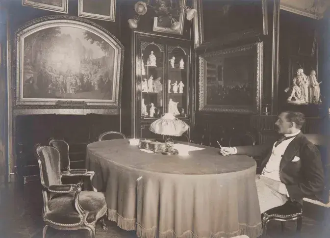 Salle Richelieu, la salle du comité avant 1900