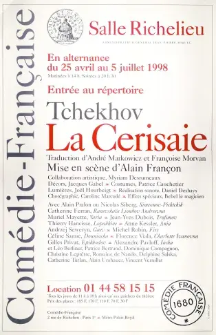 Affiche d’avril-juillet 1998