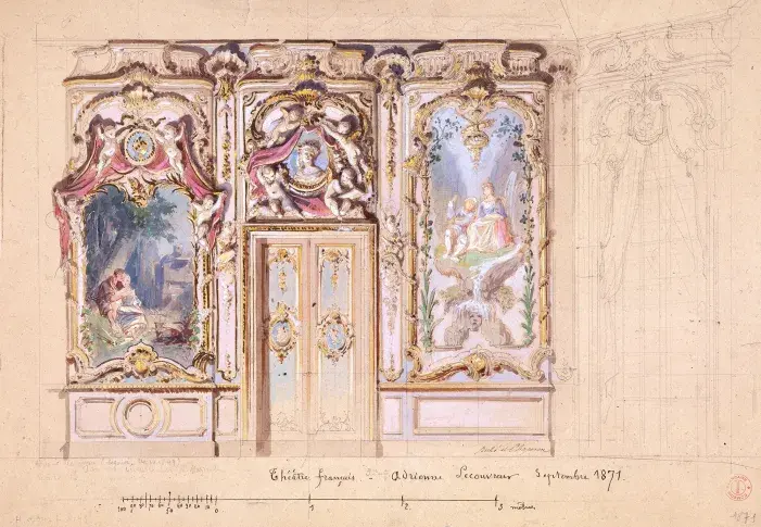 « Adrienne Lecouvreur » de Scribe et Legouvé : 3ème acte / Rubé et Chaperon, 1871
