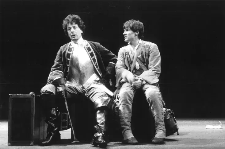 « Amphitryon », 1983, mise en scène de Philippe Adrien, avec Simon Eine (Amphitryon) et Richard Fontana (Sosie)