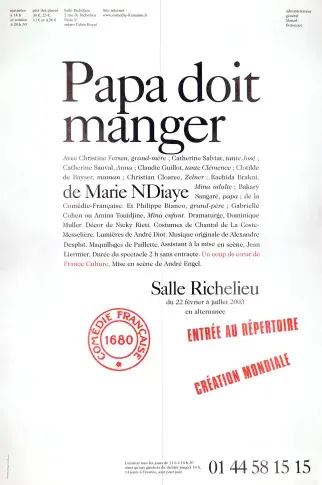 Affiche de février-juillet 2003