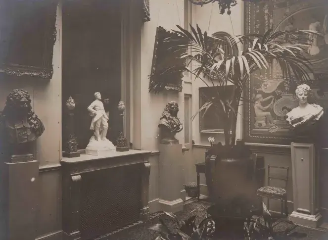 Salle Richelieu, le jardin d’hiver, années 1900