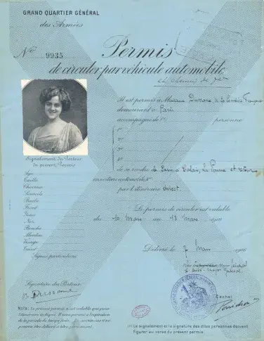 Permis de circuler de Béatrix Dussane