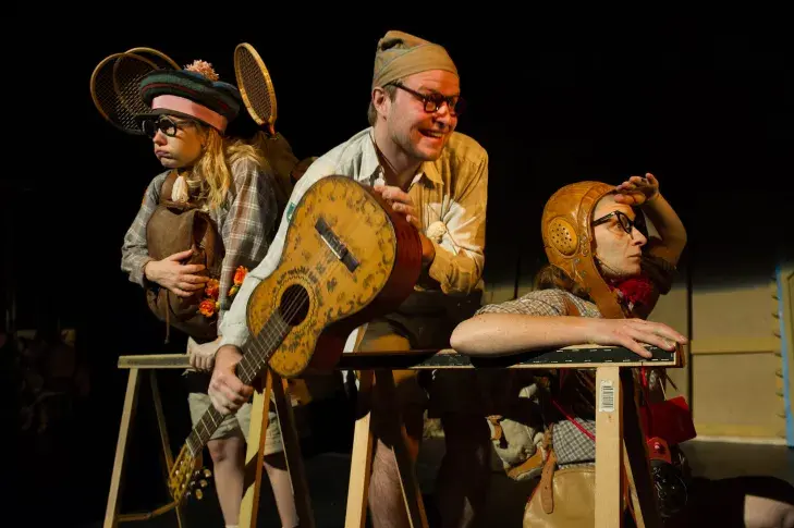 « Les Trois petits cochons », mise en scène et adaptation de Thomas Quillardet, Studio-Théâtre, 2012