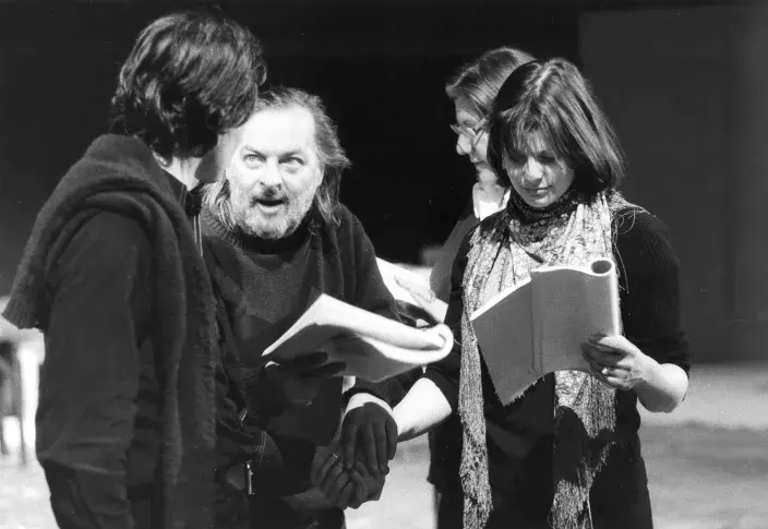 Répétitions de "La Commère", 1976, Théâtre Marigny