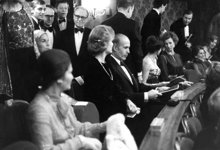 Inauguration de la Salle Richelieu rénovée, 1976