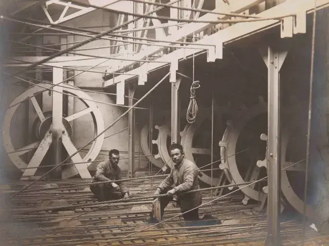 Salle Richelieu, le gril, années 1900