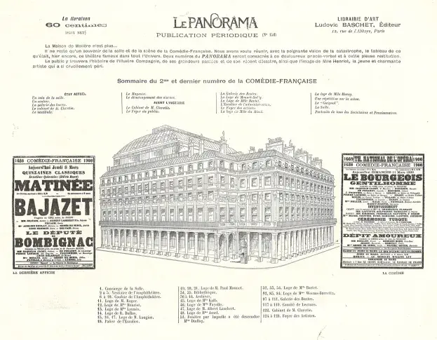Le Panorama : incendie de la salle Richelieu, 1900