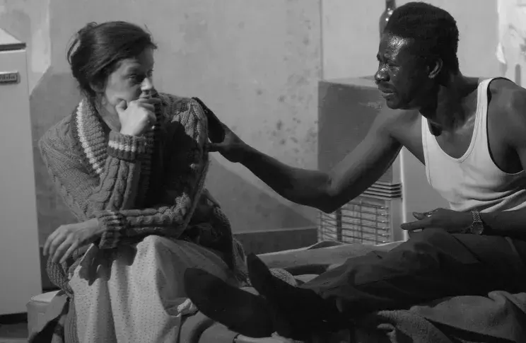 "Papa doit manger" de Marie NDiaye, mise en scène d’André Engel, 2003, avec Catherine Sauval et Bakary Sangaré