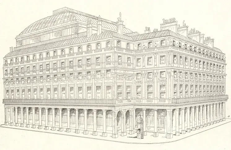 Le Panorama : incendie de la salle Richelieu, 1900