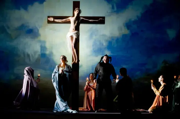 "Mystère Bouffe et fabulages 1 et 2" de Dario Fo, mises en scène de Muriel Mayette-Holtz, 2010