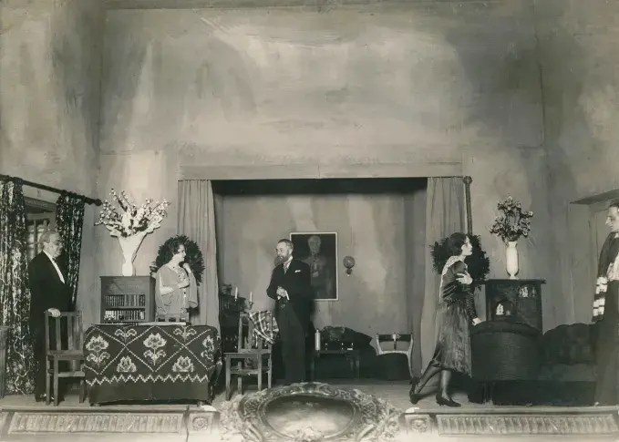 « Hedda Gabler » d’Henrik Ibsen, mise en scène de Charles Granval, Salle Richelieu, 1925