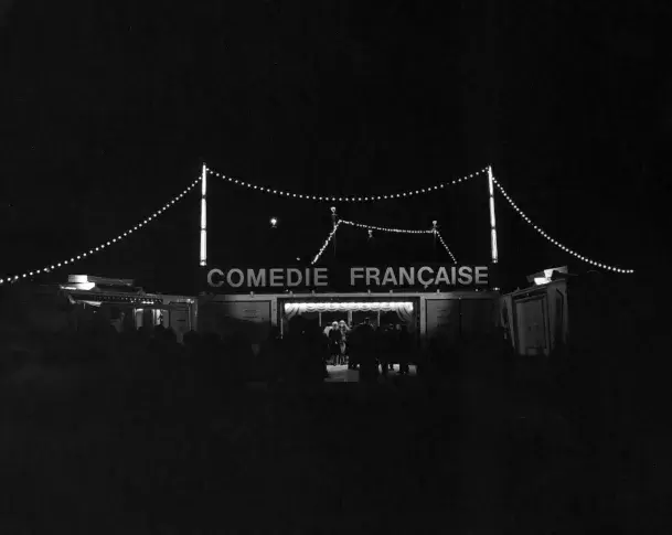 Représentations au Chapiteau des Tuileries en 1973, sont joués « Amphitryon », « Le Bourgeois gentilhomme », « La Critique de L’École des femmes », « Le Médecin volant », « Tartuffe », « La Troupe du Roy »