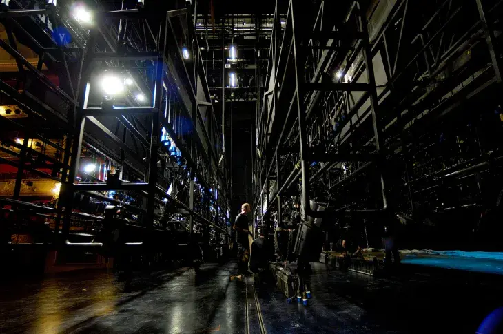 Herses lumière. Salle Richelieu, 2006