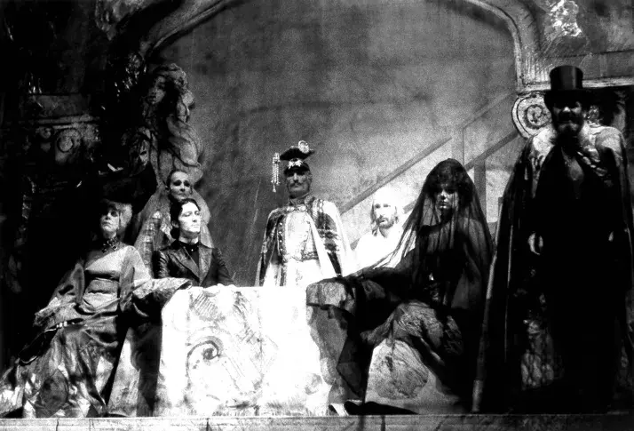 « La Sonate des spectres » d’August Strindberg, mise en scène d’Henri Ronse, Théâtre national de l’Odéon, 1975