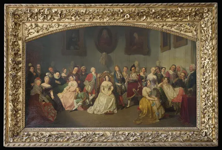 Tableau Les Sociétaires en 1851