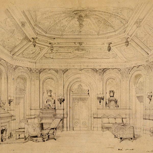 03.21.1864---Maquette-de-d&eacute;cor-de-Cambon-pour-Moi,-1864-(RES-MAQ-0104)---photo