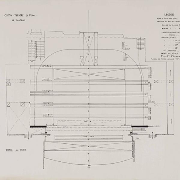04.08.1959---Plan-Od&eacute;on,-Th&eacute;&acirc;tre-de-France,-1959-(PLAN-ODEON-101)---photo